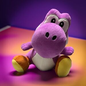 Official Nintendo Super Mario Brothers Purple Yoshi Stuffed Animal 10” P31
